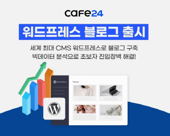 카페24, 워드프레스 기반 수익형 블로그 운영 서비스 출시