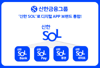 신한금융 앱 브랜드 ‘신한 SOL’로 통합 운영