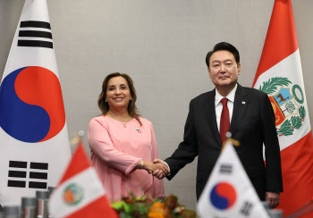 尹, 페루 대통령 만나 “APEC 역내 번영 위해 양국 긴밀히 협력”