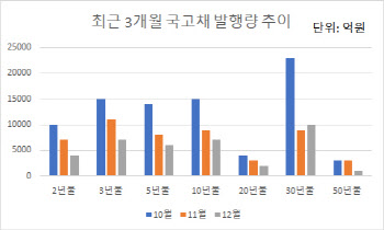 내달 국고 30년물 발행 비중 늘렸다…기재부 “시장 흐름 예의주시”