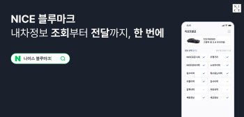 NICE디앤알, 'NICE블루마크' 출시… 차 정보 조회부터 전달까지 한번에