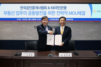 한국공인중개사協 , KB국민은행과 비대면 주택대출 서비스