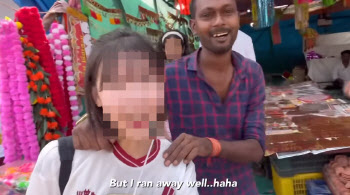 홀로 인도 여행하다 성추행당한 女유튜버...가해자 체포