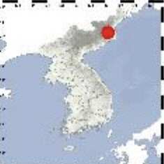 북한 함경북도서 규모 2.4 지진 발생
