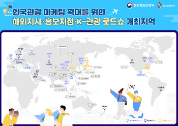 K-관광, 지구촌 누빈다…세계 25개 도시에서 ‘한국 관광 메가 로드쇼’ 개최
