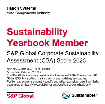한온시스템, S&P 글로벌 지속가능경영 연례보고서에 이름 올려