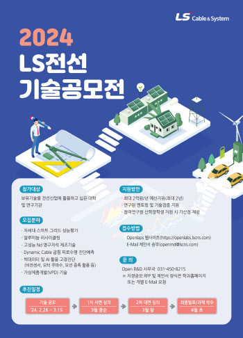 LS전선, 미래 성장동력 확보 ‘제4회 기술공모’