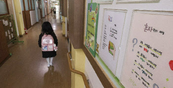 "친구 없어 아쉬워요"…'나홀로' 입학식 참석한 초등학교 1학년