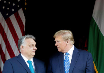 바이든 패싱하고 트럼프 만난 헝가리 총리 "평화 가져와달라"
