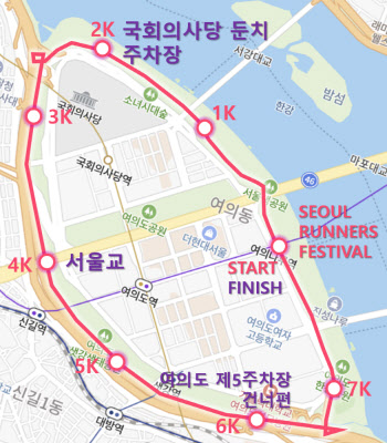 여의도 8K 둘레길 달리기…'서울 러너스 페스티벌' 참가자 모집