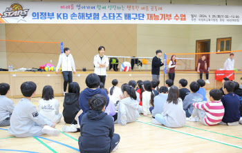 KB 배구단, 초등학교 방문 재능기부 수업