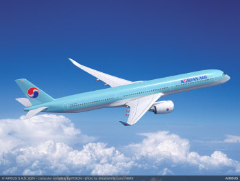 에어버스 "대한항공, A350 33대 주문 완료…여행 경험 향상 기대"