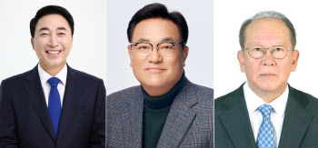충남 공주·부여·청양, 박수현 52% vs 정진석 47.2%