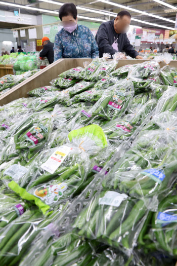 먹거리 물가 '들썩들썩'…과일·채소값 상승 주요국 중 1위