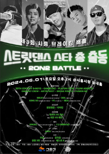 제3회 시흥 브레이킹 배틀, 6월1일 개최