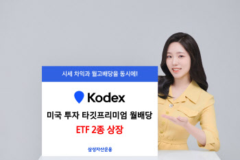 삼성운용, '미국 투자 타깃프리미엄 월배당 ETF' 2종 상장