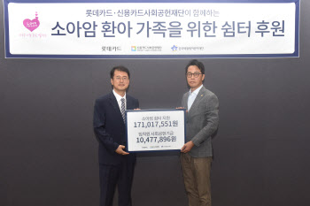 롯데카드, 한국백혈병어린이재단과 소아암 환아 가족을 위한 지원금 전달