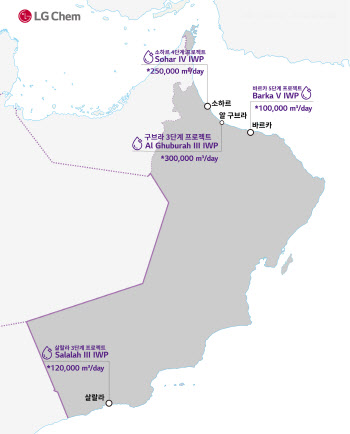 LG화학, 오만 최대 담수화 프로젝트에 역삼투막 공급