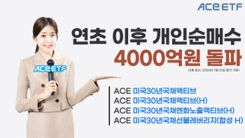 한투운용, 美 장기채 ETF 4종…개인 순매수 4000억 돌파