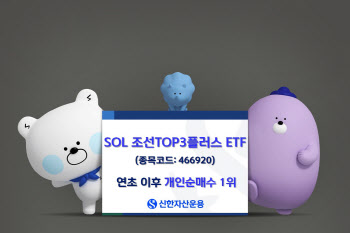 신한운용, 'SOL 조선TOP3 플러스' 국내주식형 ETF 개인 순매수 1위