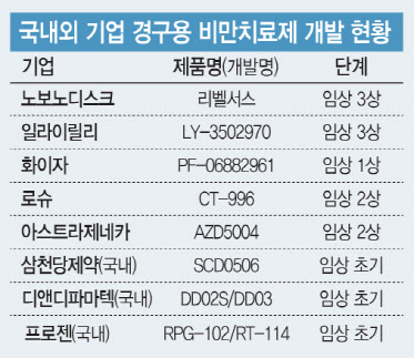 100조 시장 마지막 퍼즐 경구용 비만치료제...핵심은 흡수율