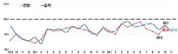 기업 체감경기, 32개월째 춥다…BSI 지수 지속 하락