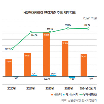 현대도 롯데도 부진…우울한 HD현대케미칼