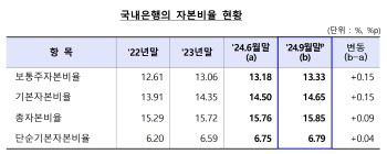 3분기 국내은행 BIS비율 소폭 상승…이익 증가 영향