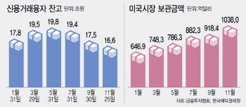 '빚투'도 연중 최저…美증시로 떠나는 개미들