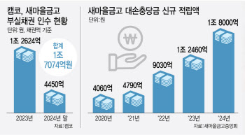 부실채권 매각 무산…새마을금고 깊어지는 적자 늪