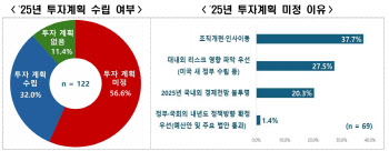 대기업 68% "내년 투자계획 없거나 아직 못 정했다"