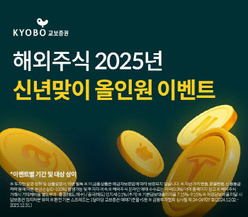 교보증권, 2025년 신년맞이 해외주식 이벤트 실시