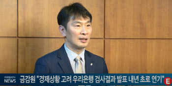 금감원 "경제상황 고려 우리은행 검사결과 발표 내년 초로 연기"