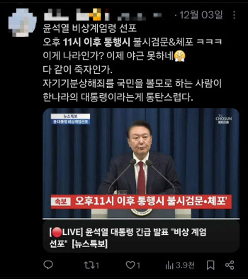 ‘계엄 사태’로 본 SNS의 양면…가짜뉴스 Vs 실시간 정보