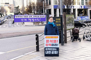 박승원 광명시장도 1인 시위, 경기도 단체장 "尹 탄핵" 줄이어