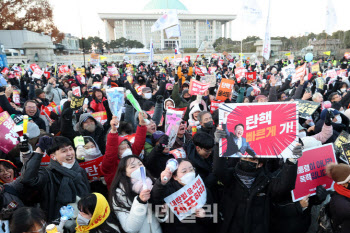 '헌재 압박' '탄핵 정식'..탄핵 가결후 소셜미디어 키워드