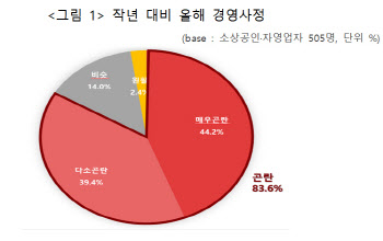 비상계엄 사태로 소상공인·자영업자 10명 중 5명 “피해입었다”