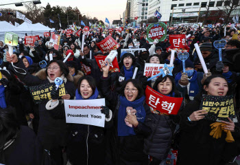 손팻말에 깃발까지…`탄핵 집회` 씁쓸한 특수 누리는 인쇄업계