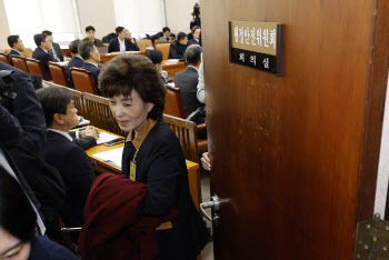 박선영 진화위원장 퇴장 명령…野 “문제적 인사 원천 무효”