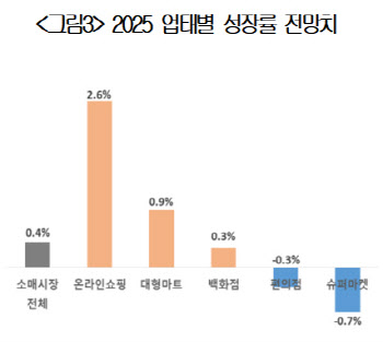 소비심리 꽁꽁 얼었다…"내년 소매시장 성장률 0.4%"