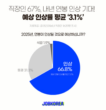 내년 연봉은? 직장인에 물어보니…예상 인상률 ‘최저’