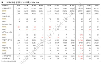 SK하이닉스, 2025년 실적 개선 지속 전망-KB
