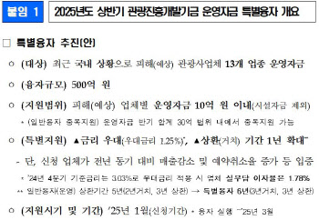 문체부, 관광특별융자 `500억원` 푼다…“계엄 피해 최소화”