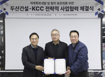 두산건설 주거 브랜드의 KCC 디자인 기술력 입힌다