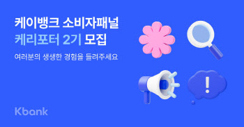 “고객의 목소리를 찾아서”…케이뱅크, 소비자패널 ‘케리포터’ 2기 모집