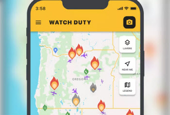 LA 산불로 산불추적 앱 '워치 듀티' 이용 급증