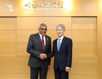 싱가포르 대법원장, 회생법원 방문…국제도산 제도·현황 교류