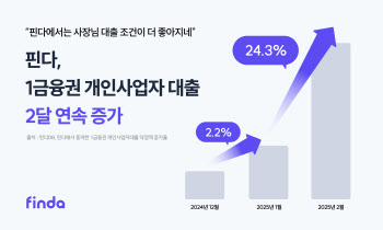 지난달 핀다 1금융권 개인사업자 대출 전년比 29%↑