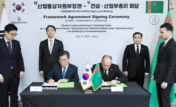 대우건설, 투르크 1조 비료공장 기본합의서 서명