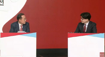 한동훈에 ‘키높이 구두’ 질문한 홍준표…“이미지 정치 하지 말라는 것”
